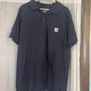 Carhartt Men's Dark Blue Polo Shirt